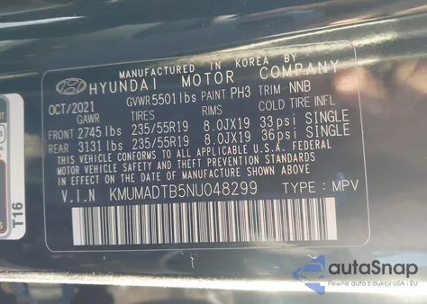 2022 Genesis Gv70 2.5T Awd из США, поврежденный, VIN KMUMADTB5NU048299